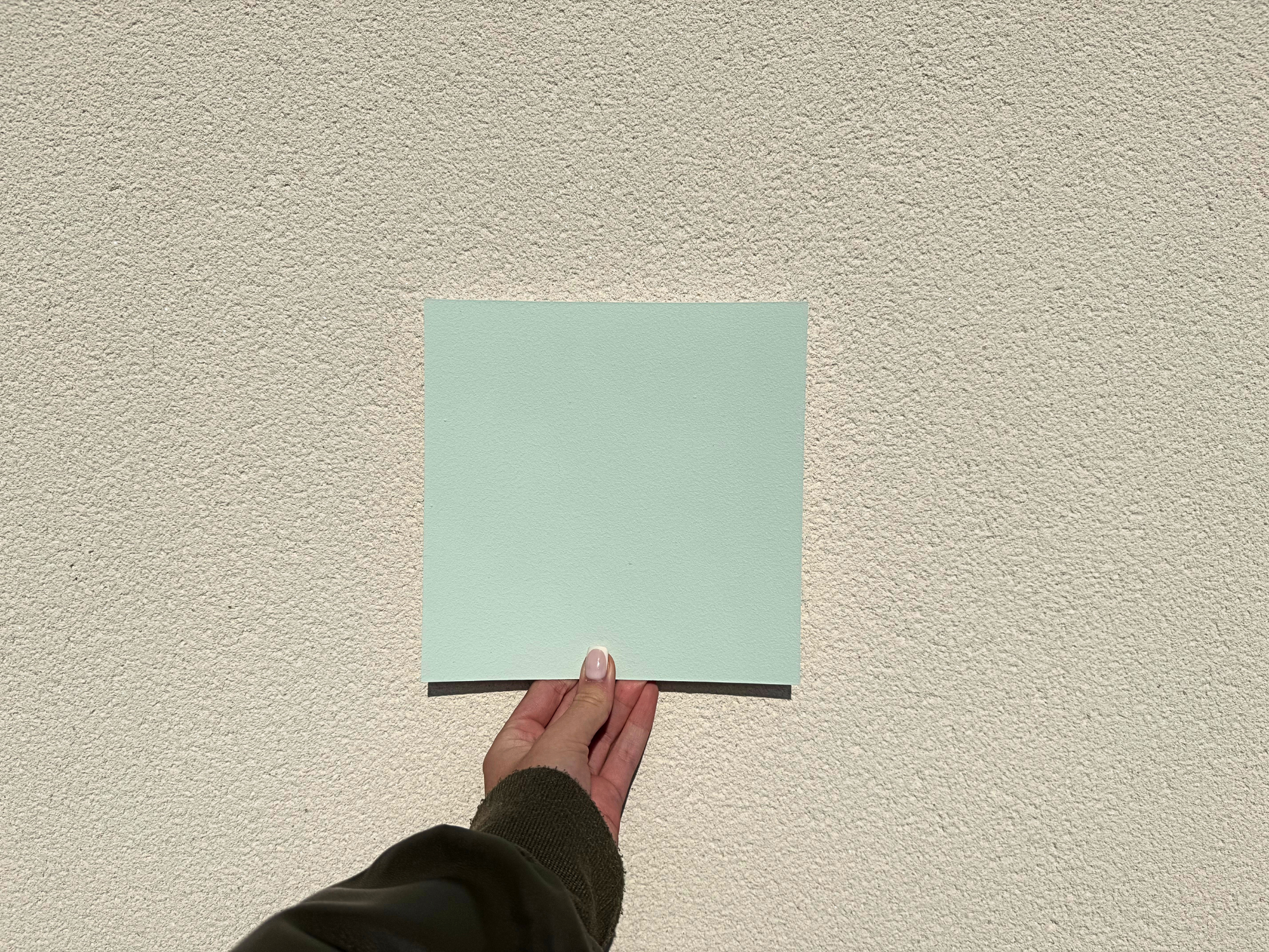 Crystal Blue colour card