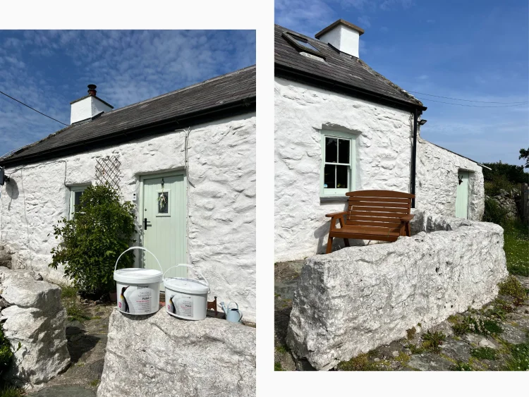 Bria's house before painting painted