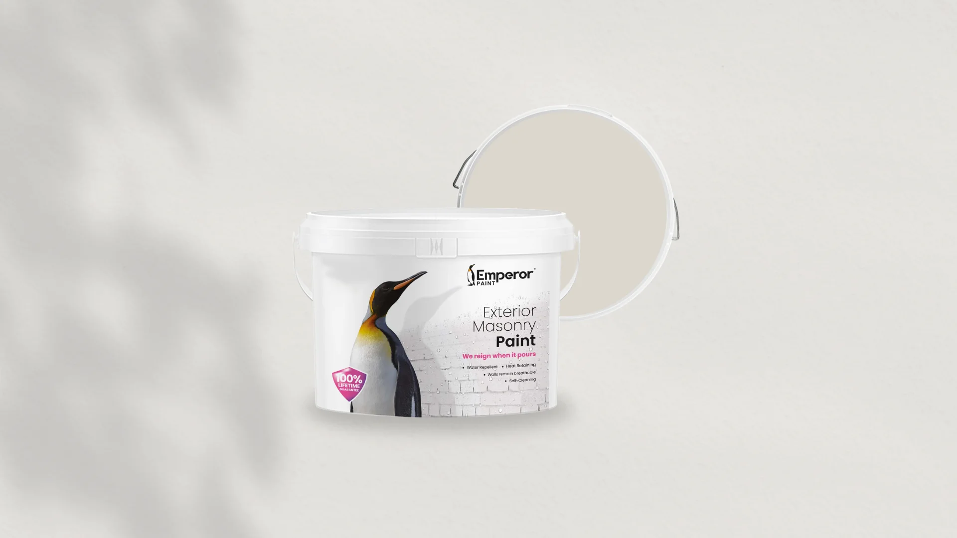 Chalky Grey masonry paint