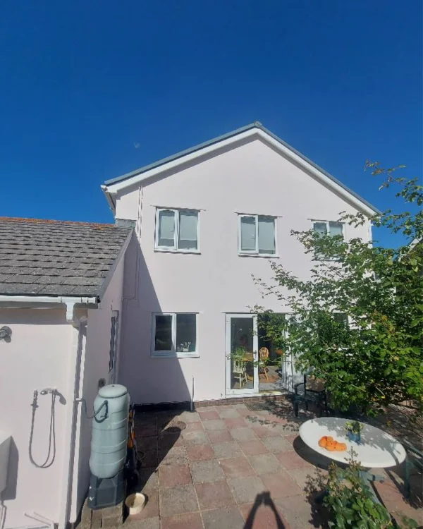 DG Decor Design using Rose Pink masonry paint