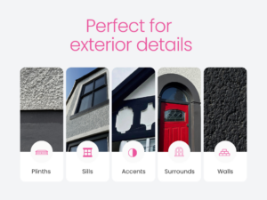 Dark is ideal for exterior details