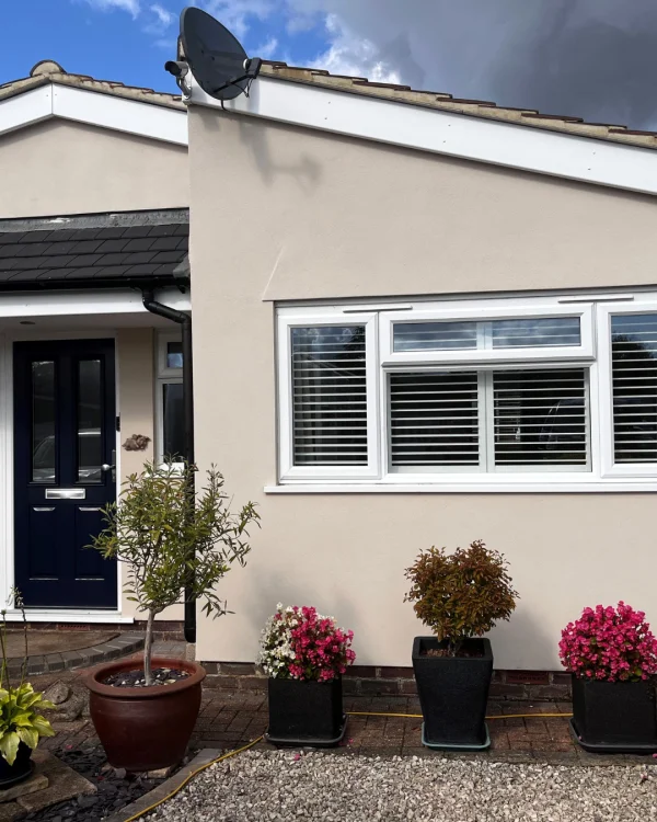 David Jones using Mushroom masonry paint