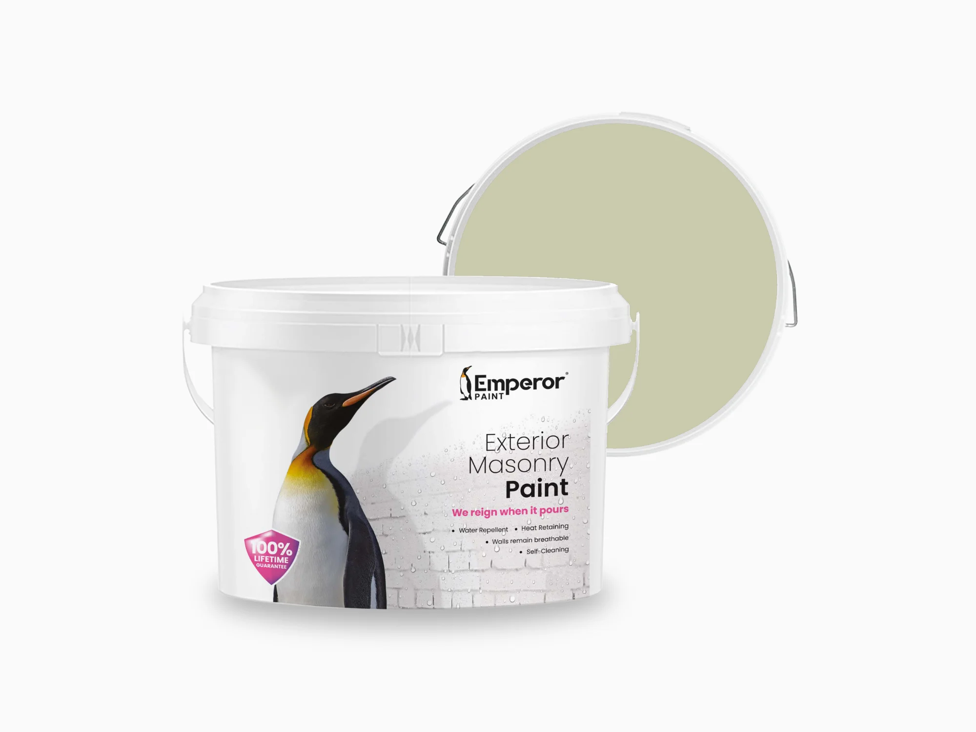 Emperor Masonry Paint in Green Mist Packshot