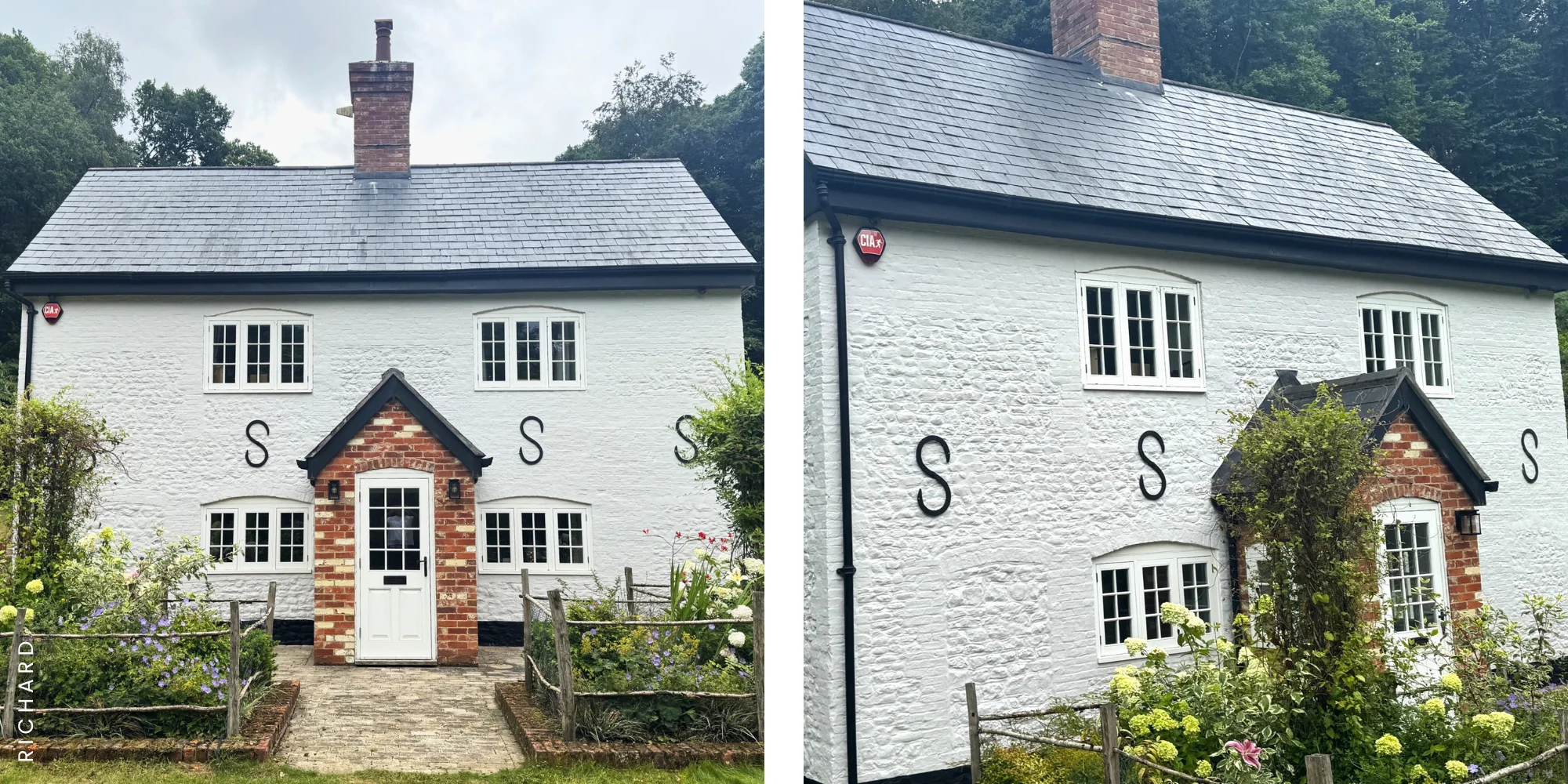 House painted with Chalky Grey