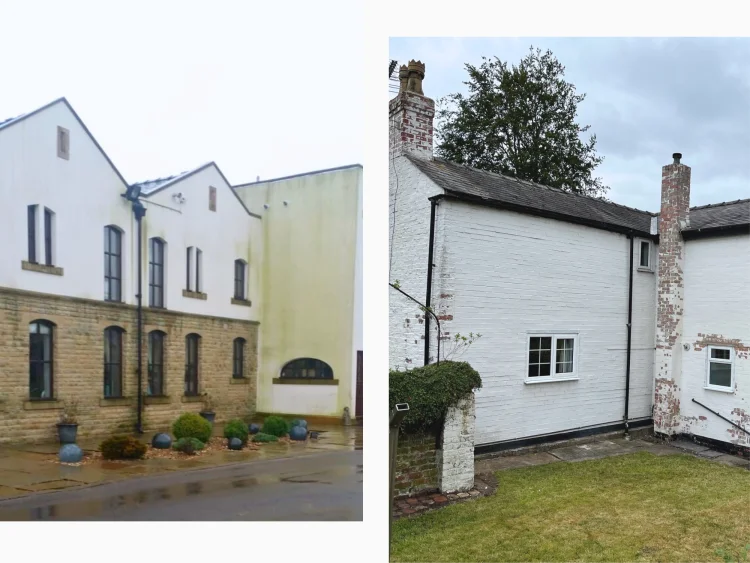 Houses that have suffered from damp