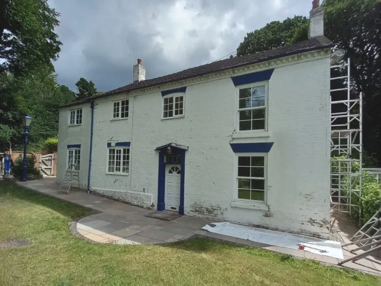 A house before being painted