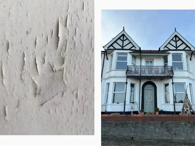 Mekele's house before painting