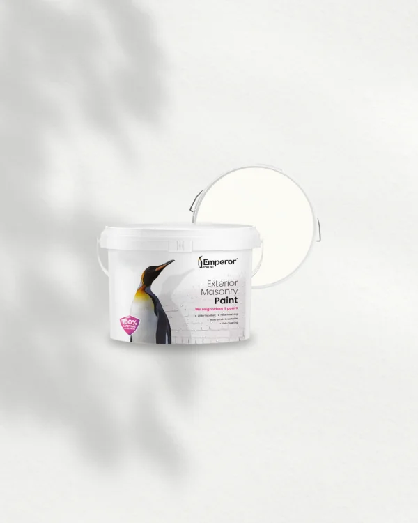 Off-White masonry paint