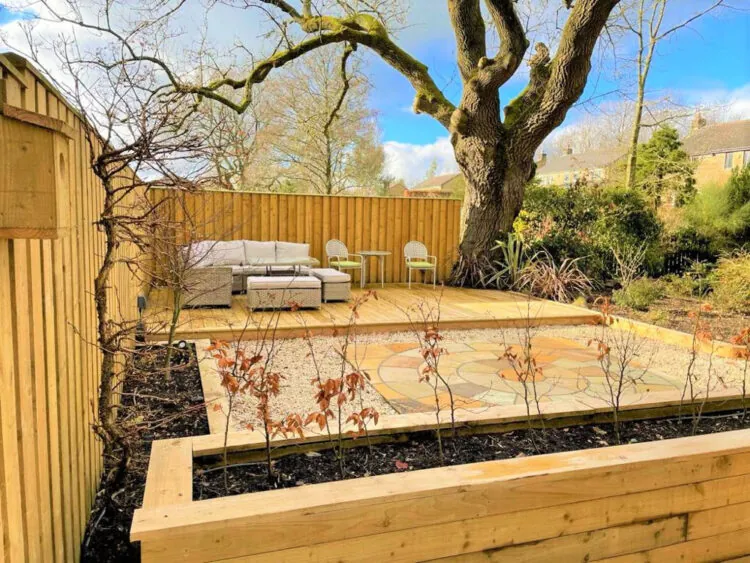 Outdoor wood waterproofed with Emperor Wood Waterproofer