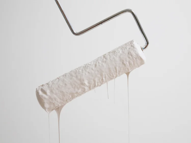 Painting an exterior wall once it has been repaired