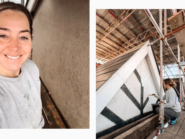 Painting the outside of a house