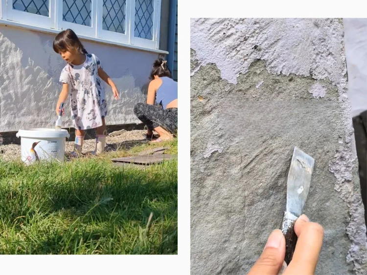 Preparing a wall before painting