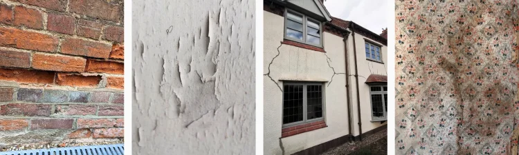 Problems causes by penetrating damp