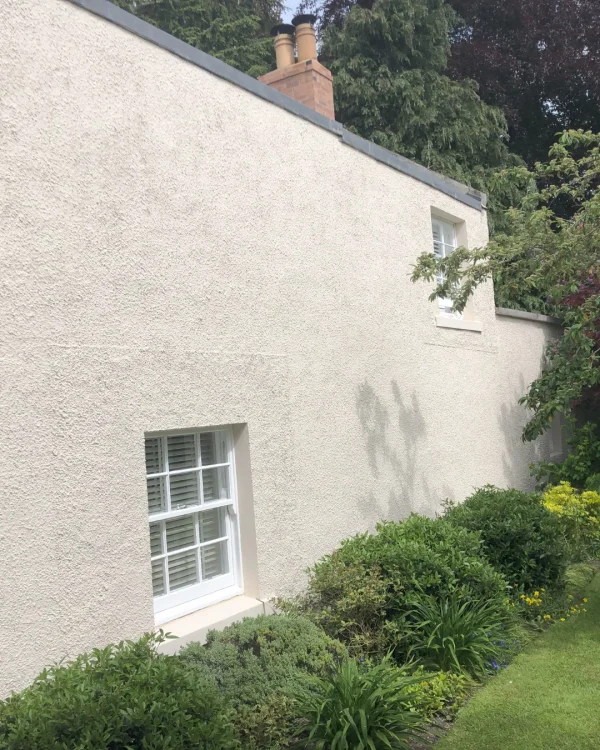 Scot Kennedy using Mushroom masonry paint