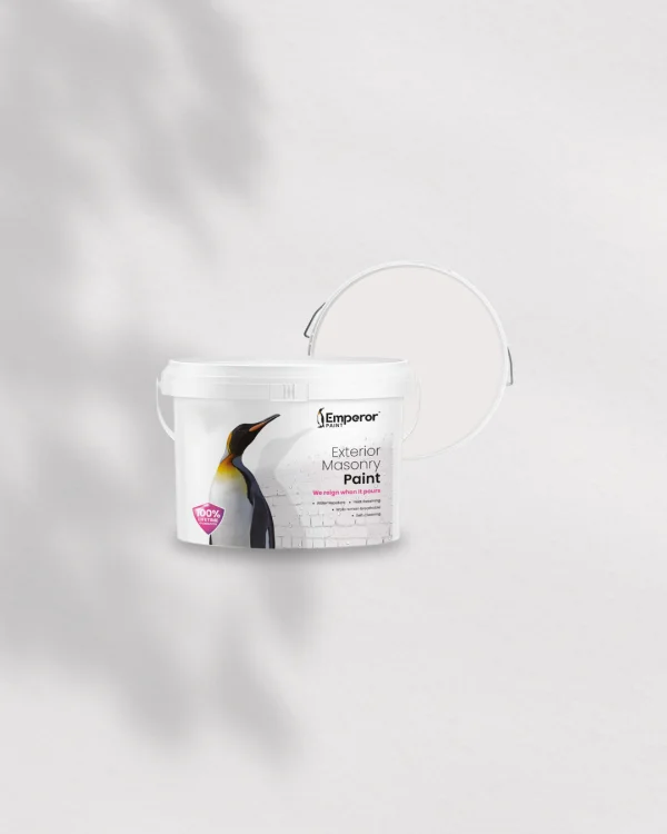 Smokey White masonry paint