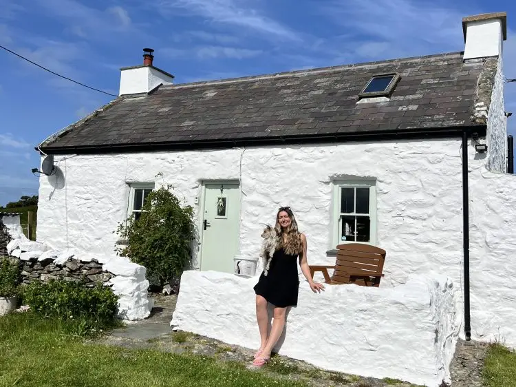 The finished house after painting