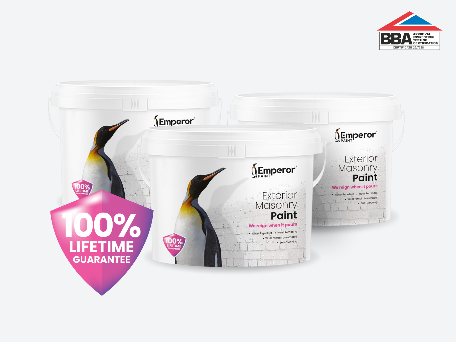 The ultimate masonry paint - Emperor Masonry Paint