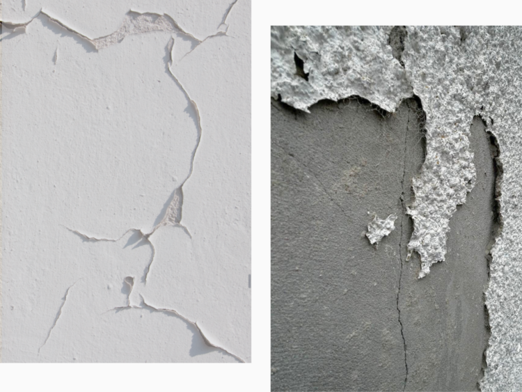 Trapped moisture caused by sealing a wall