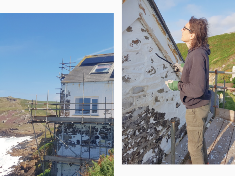 Repairing coastal home