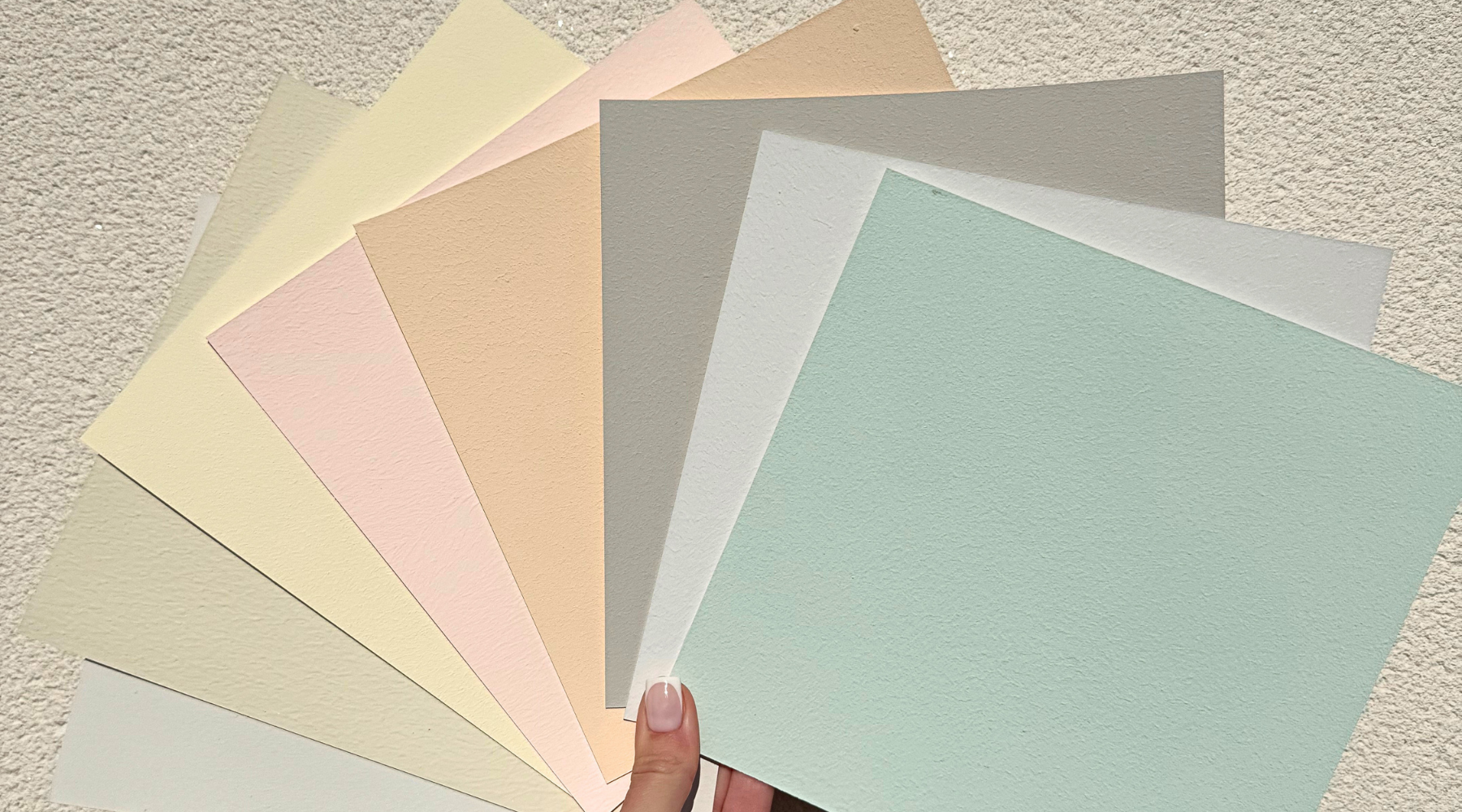 Range of colour cards